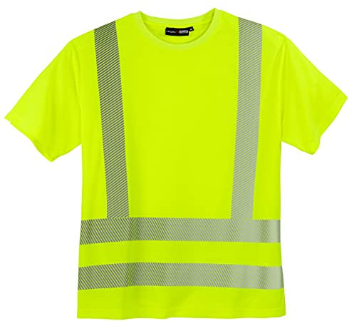Marc&Mark Warnschutz T-Shirt große Größen Neongelb, Größe:8XL
