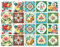 20 Pezzi Adesivi Decorazioni Piastrelle Stickers Design Adesivi Murali Impermeabile PVC Autoadesivo Decorazione Adesivi per Bagno Cucina Parete (10x10 cm, Stile-11)