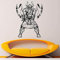 Viking Wandaufkleber Vinyl Aufkleber Wandaufkleber Home Interior Decoration Art Removable Boy Schlafzimmer Dekoration Poster 77X57Cm