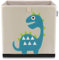 LIFENEY Aufbewahrungsbox mit Dino Motiv I Spielzeugbox mit Tiermotiv passend für Würfelregale I Ordnungsbox für das Kinderzimmer I Aufbewahrungskorb Kinder