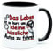 Das Leben ist zu kurz um kleine hässliche Autos zu fahren Tasse Becher Kaffeetasse Kaffeebecher Geschenk Geburtstag Geschenkidee Mechatroniker Werkstatt Zubehör Pkw Kfz Mechaniker Deko Mann Liebhaber