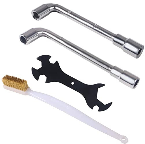 ALAMSCN 3D Drucker Teile Werkzeug DIY Schraubenschlüssel 6mm 7mm Düsenschlüssel + 5 in 1 Schrauben Schlüssel + Kupferdraht Zahnbürste für 3D Drucker