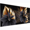 Aapxi Erwachsene Blumen 40x80cm - 5D Diamond Painting Set XXL Gold Blatt - Diamant Painting Bilder als Geschenk für Weihnachten Geburtstag Einweihungsparty Haus Dekor