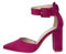 Rio Fiore Scarpe con Tacco, Décolleté Donna, Fucsia, 8.5 cm, Tessile, Tacco Largo, Cinturino alla Caviglia, 2062A-9-J-14 (Fuchsia, 41 EU)