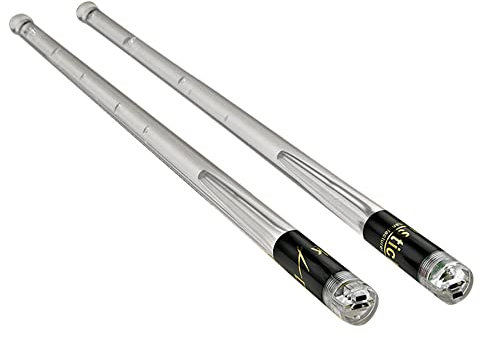 ERYUE LED Light Up Drumsticks Jazz Drum Sticks 15 Gradient Colorful Lights USB Charging with ON/Off Switch Drumstick Drum Set Accessories