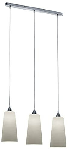 Pendelleuchte Pendellampe 3xE27 Nickelmatt Hängeleuchte modern IP20 150cm höhenverstellbar
