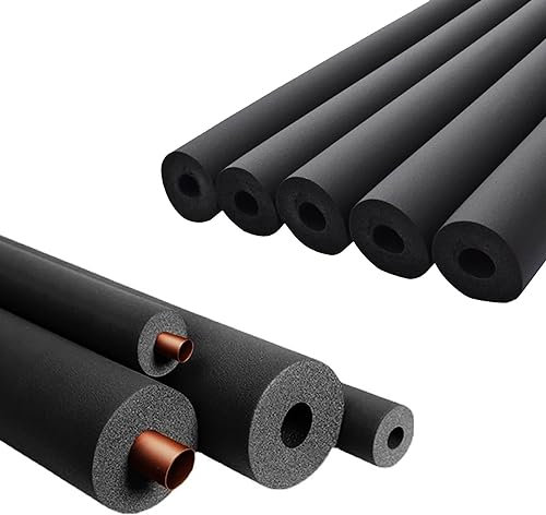 Janeepoch Rohrisolierung Schaumstoff Frostschutz Isolierung mit Schutzhaut 16/20/32/50/76mm ID 15/20mm Isolierstärke 1.8M Für Fitness-Griff Warmwasser Rohre Kabel (Size : 76mm x 20mm x1.8m)