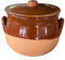 Pot en terre cuite avec couvercle 22 cm
