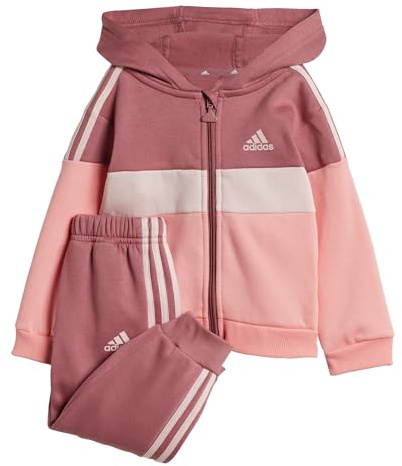 Adidas Tiberio 3 Stripes Colorblock Fleece Infant Tracksuit 0-3 Months