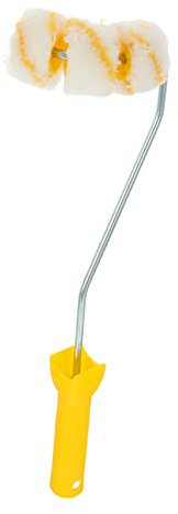 Anneome Pinceau Spécial Tuyau 3 Roues avec Poignée Ergonomique Brosse À Rouleau pour Peinture Surfaces Courbes Tuyaux Et Barres Métalliques