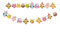 Hrlace 1 Stück Eulen Geburtstag Banner Geburtstagsfeier Dekoration Girlande Bunte Eulen Flagge Banner Eulen-Wimpelkette Eulen Druck Banner für Baby-Geburtstag, Kinder-Party, Deko