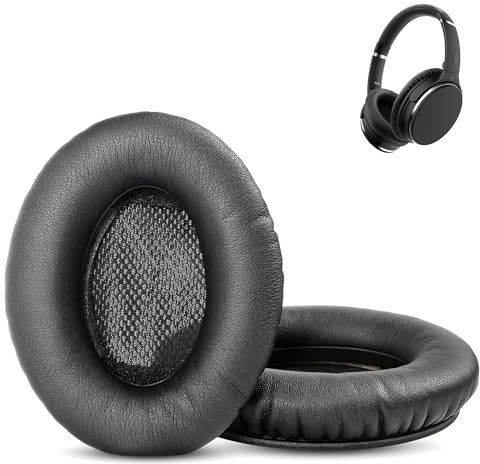 XRHTONG Prime Ohrpolster Ersatz kompatibel mit Srhythm NC25 NC35 Noise Cancelling Kopfhörern (Proteinleder/Viscoelastischer Schaum)