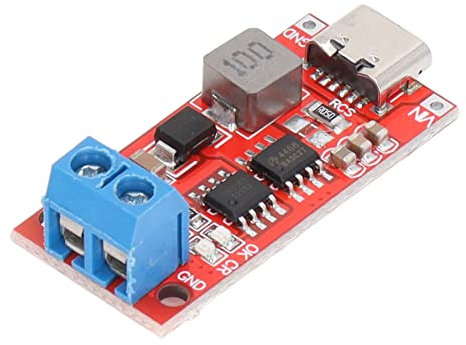 BTCKFC 3S Type C to 12.6V Lithium Battery Charger Module Boost Charging Board DC 3‑6V Input Red (Entrada 2A Corriente de carga 1.1A)