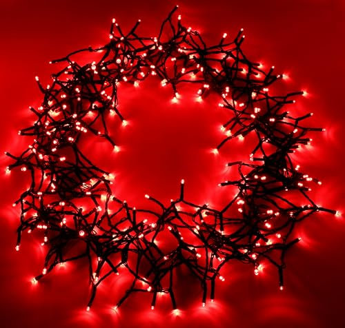 Christmas Concepts® 300 LED Chasing Lights - Indoor/Outdoor - 8 Function Control Box (Red)