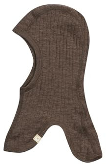 Dilling Baby Schlupfmütze aus Merinowolle - Haselnussbraun 98/128
