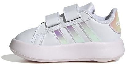 adidas Jungen Unisex Kinder Grand Court 2.0 Shoes Kids Schuhe, Cloud White/Almost Pink/Core Black, 21.5 EU