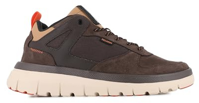 Palladium Herren PALLAFLEX LO Mix Sneaker, Braun, 41,5 EU, braun, 41.5