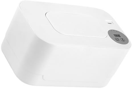 BUGUUYO Baby Wipe Warmer Dispenser Wall Mounted Wet Wipes Holder Large Capacity One-Button Heating Consistent Warmth Home Travel | One-button Heating, Efficient Operation, White Finish, Travel and On-the-go Use