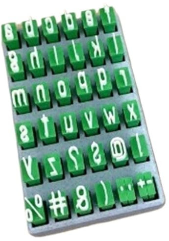 HUFENYU Groß- und Kleinbuchstaben-Alphabet-Tonstempel-Sets, Alphabet-Stempel-Set for Tonkeramik, DIY-handgefertigtes Alphabet for Künstler, Anfänger(Uppercase Letters)