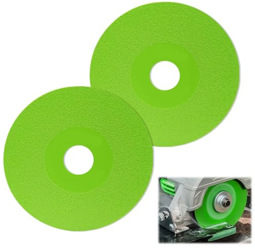 LUMOOM 2 dischi flessibili diamantati da 125 mm, taglio a umido e a secco per gres porcellanato, smerigliatrice angolare, dischi per vetro spesso, ceramica, marmo, levigatura