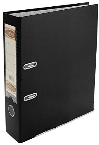 TuToy A4 Große Hebel Arch File Folder Mit Ring Binder Und Metall Finger Ziehen - Schwarz