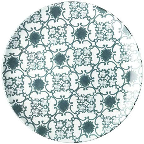 Guzzini Piatto Piano Le Maioliche, Grigio Cielo, Ø26 cm