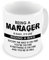 GrassVillage Funny Manager Mug – Being a Manager is Easy Like Riding a Bike – Sarcastic Work Gift for Boss, Supervisor, Colleague – Office Humor, Birthday, Leaving Gift – 11oz White Ceramic Cup