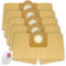 SPARES2GO Strong Dust Bags for Karcher WD3 WD3P MV3 Wet & Dry Vacuum Cleaner (Pack of 5 + Freshener Tabs)