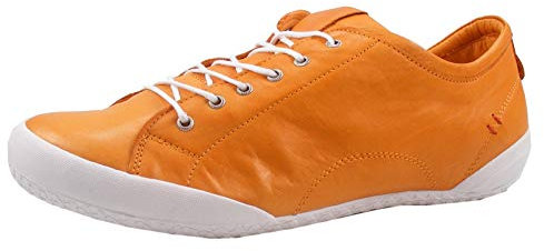 Andrea Conti 0340559 Damen Schnürer Leder Halbschuhe, Größe:38 EU, Farbe:Orange
