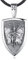 Eusense St Michael Halskette für Herren Damen 925 Sterling Silber Erzengel Anhänger Saint Michael Heilige Amulett Schmuck Geschenk, 61 cm