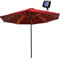 Solar Lichterkette Außen,Solar Sonnenschirm Lichter, Sonnenschirm Beleuchtung Solar, LED Solar Sonnenschirm Lichterkette Deko für Garten Party Camping