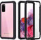 seacosmo Samsung Galaxy S20 Hülle, Stoßfest Cover S20 360 Grad vollschutz Handyhülle Rugged Schutzhülle S20 mit eingebautem Vorderseite (ohne Displayschutz), Schwarz
