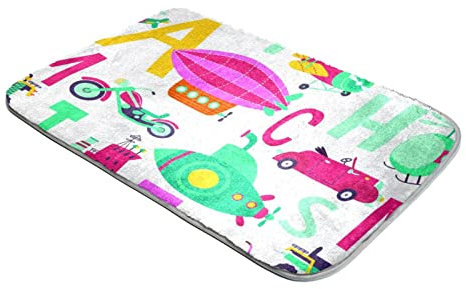 Shag Teppich Ultra Soft Plüsch Teppiche Kunstfell Teppiche Fahrzeug Initialen