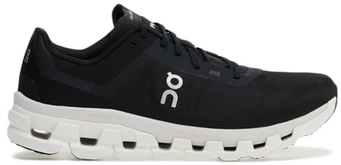 On Running Cloudflow 4 Trainers Mens Road Shoes Black/White 12 (47.5)