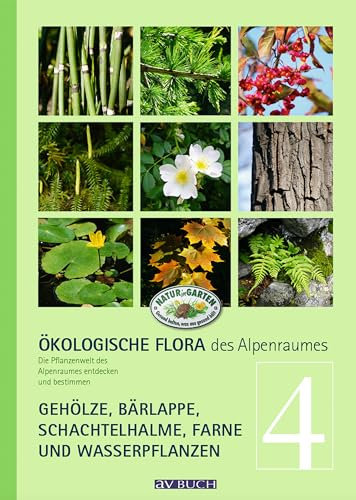 Ökologische Flora des Alpenraumes, Band 4: ehölze, Bärlappe, Schachtelhalme, Farne und Wasserpflanzen. Die Pflanzenwelt des Alpenraumes entdecken und bestimmen
