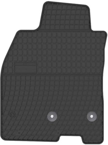 Wielganizator Tapis Auto - Compatible avec Renault Megane III Hatchback, coupé, grandtour - Tapis en Caoutchouc - Accessoires Auto - Tapis Auto sur Mesure - Tapis de Sol Pratique - 1 pièce - Noir