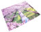 HOMSFOU Kirschblüten-hintergrundstoff Wanddecke Dekor Dekorativer Blumenhintergrund Wohnakzente Dekor Fotohintergrundstoff Fotografie Dekoratives Tuch Fotozubehör Polyester (Polyester)