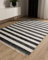 benuta Pop Tappeto Cotone Tom - Nero/Crema 70x120 cm - Tessuto a Mano per Camera da Letto, Salotto, Soggiorno - Riciclato - Adatto al Riscaldamento a Pavimento