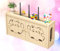 WLAN-Router Aufbewahrungsbox Router Box Wand Holz Wall Mount Cable Organizer Kabel Organizer Box,B-48x24cm