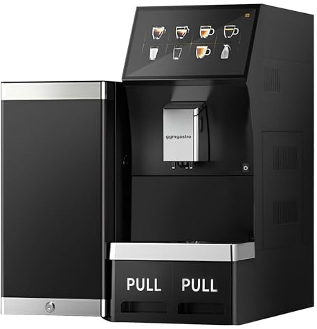 GGM Gastro | KVAZTSB#SET2 | Kaffeevollautomat - 16 Programme - 10 Zoll Touchscreen - inkl. Milchkühlschrank