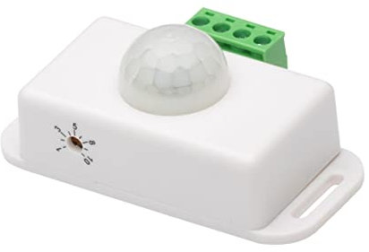 jojofuny Sensor Infrarrojo Dc Interruptor De Luz De Movimiento Temporizador Controlador Pir