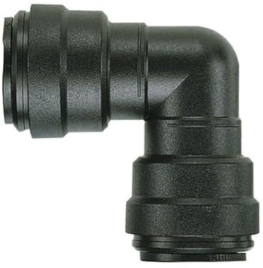 John Guest 12mm Equal Elbow Push Fit Pipe Water Fitting Connector, Pack of 5