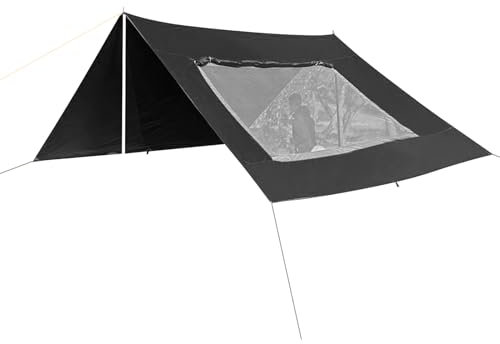 Besreey Car Awning Camping - Auto Markise Für Familien Outdoor,Klappbarer UV-Schutz Seitenverdachung Mit Netz Für Camping Overlanding Garten Parkplatz Angeln Picknick