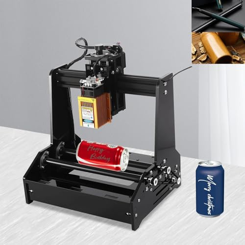 DHMYDPDZ Laser Engraver Machine 15W Laser Engraving Machine, Laser Engraver with Large Engraving Area 150 x 200mm, Powerful Laser Engraver for Cans Bottles Thermos Cups
