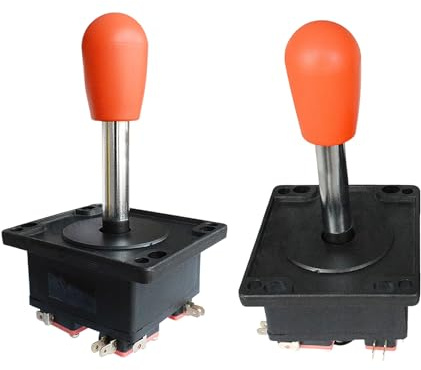 Stahlwellen Spielcontroller Mit Ergonomischem Plastikgriff Und Einstellbarer 8 Wege Typ Elliptikgriff Für Spielkompatible Joystick