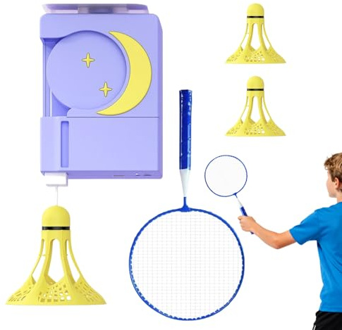 Badminton-Trainer – Solo-Übung, mit verstellbarer elastischer Kordel für Badminton-Trainer, für Zuhause und Wohnzimmer