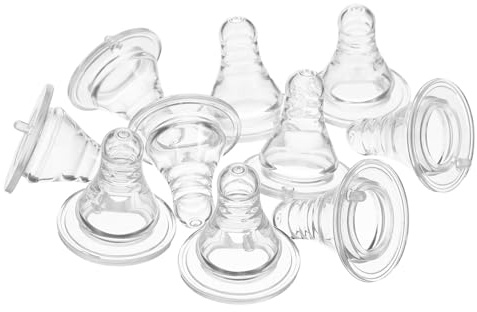 Kisangel Accessoires Amusants Lot de 10 Tétines pour Bouteilles de Bière et Vin Faciles à Fixer pour Jeux et Soirées Adultes