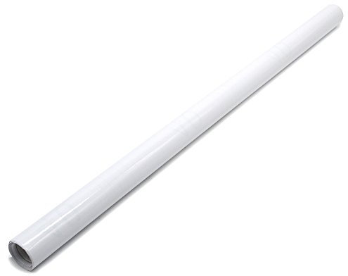 Kitchen Cupboard Doors Units Wall Draws Cover Self Adhesive Gloss Matt (61cm*10m, White Gloss)