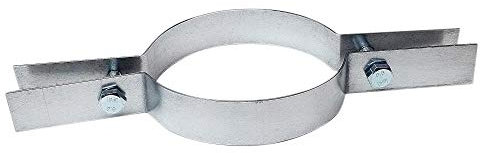 FOXY METAL FABRICATION Chimney Flexible Flue Liner Top Clamp To Fit 5 Flexible Flue Liner