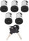 KSTE Barillet Serrure de Porte Ensemble Serrure avec 2 clés Compatible with Expert 806 Citroen Evasion Expedition